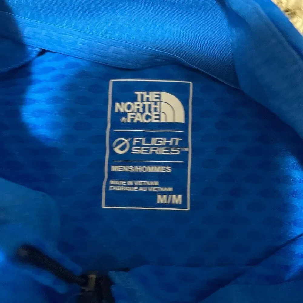 North Face Flight Series 1/2 Zip Blue Pullover Reflective Shirt Men's Sz M NWT